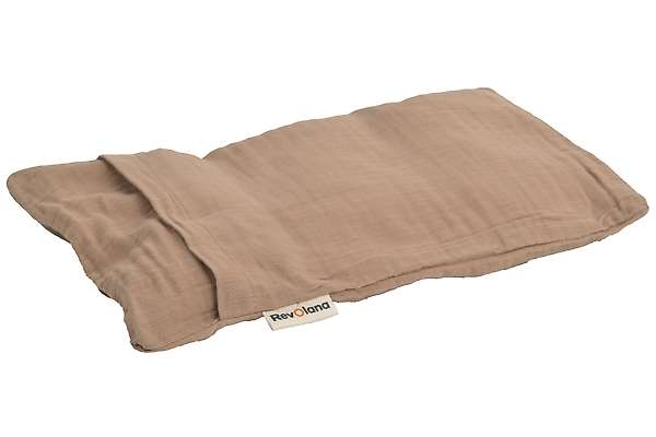 Petite bouillotte sèche 30x18cm en graines de lin bio avec housse externe 1 / 4