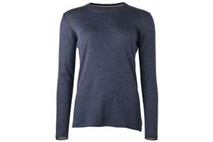 Ženska majica dugih rukava relaxed fit Ural - 50% merino / 50% Tencel