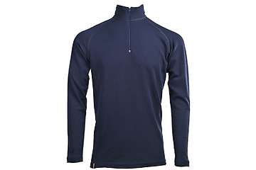 Muška majica zip kragna dugih rukava Altai - 100% ekstra fina merino vuna