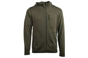 Men Merino Wool Active Hoodie with Zipper - Katun - 100% Merino - 250gsm