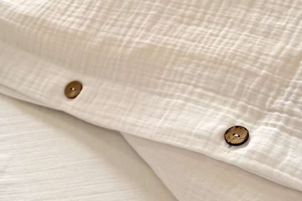 100% Organic Cotton Muslin Duvet cover 13 / 13