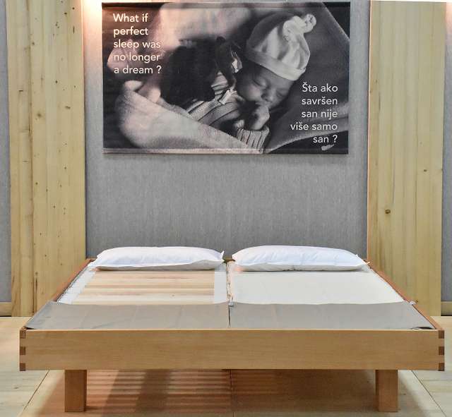 French beds for the presentation of Ott System 2/2