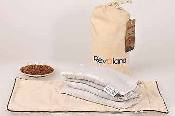 Universal organic flax seeds heat pack - 42x24cm