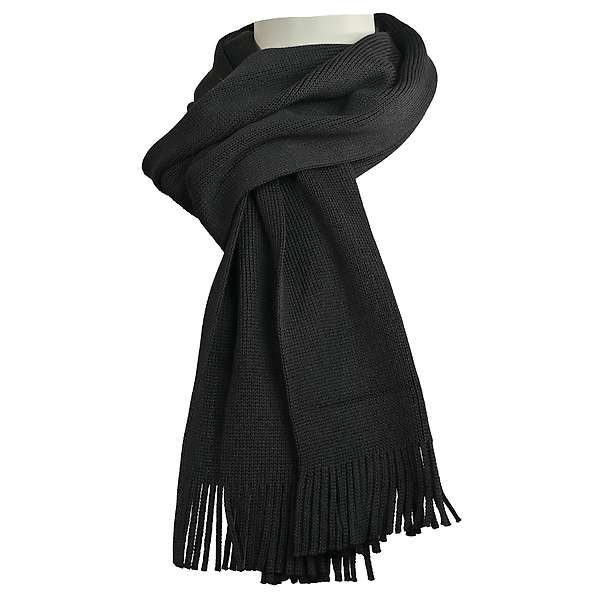 Fringed scarf Kuril - 100% fine merino - 180x25cm - unisex 1 / 4