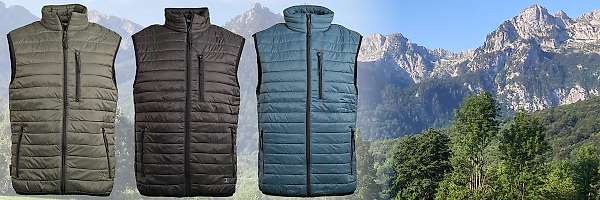 New ultra-light vests with wool : Breathable, odor resistant, beautifully crafted.