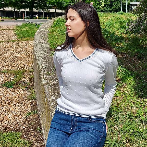 Pull femme Volga V neck (100% coton bio) 2 / 4