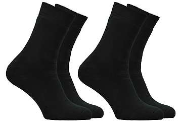 Socks Opala Crew fully cushioned - 88% org. cotton - unicolor - set of 2 pairs