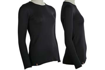Women's long sleeve slim fit top Altai - 100% extra fine merino