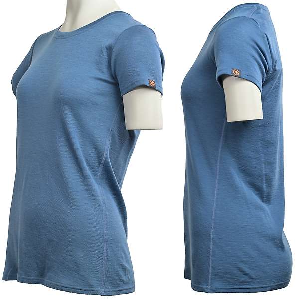 Women's short sleeve relaxed fit T-shirt Ural - 50% merino / 50% Tencel 13 / 17