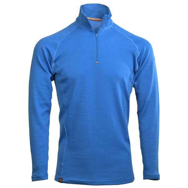 Muška majica zip kragna dugih rukava Altai - 60% ekstra fina merino vuna / 40% cordura 1 / 10