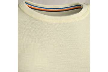 Women's short sleeve slim fit top Altai - 100% extra fine merino