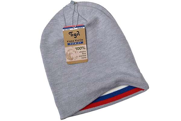 Beanie Kuril Patriot - 100% extra fine merino - 23x26cm - unisex 2 / 3