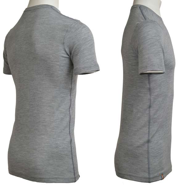 Men's short sleeve slim fit top Altai - 100% extra fine merino 3 / 22