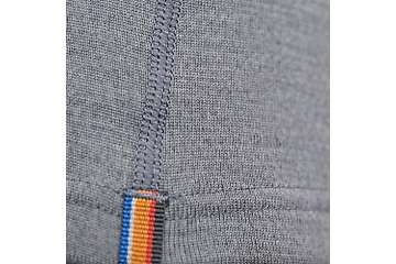 Women's long sleeve zip neck top Altai - 100% extra fine merino