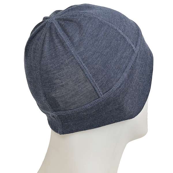 Lightweight beanie Ural ears extension - 50% Merino/50% Tencel - 23x23cm - Unisex 9 / 9