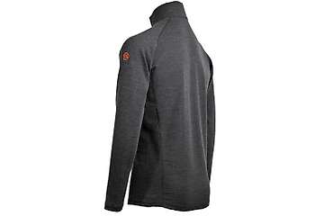 Muška majica zip kragna dugih rukava Altai - 100% ekstra fina merino vuna