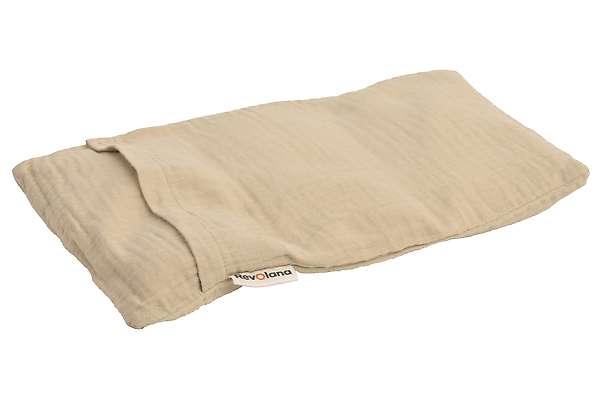 Petite bouillotte sèche 30x18cm en graines de lin bio avec housse externe 4 / 4