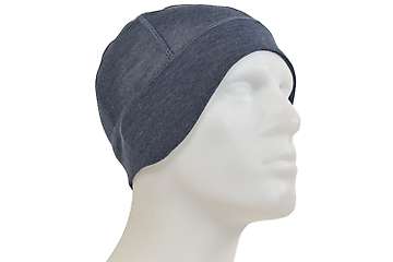 Lightweight beanie Ural ears extension - 50% Merino/50% Tencel - 23x23cm - Unisex