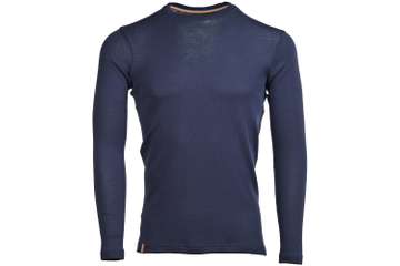 Muška majica dugih rukava slim fit Altai - 100% ekstra fina merino vuna - 3XL