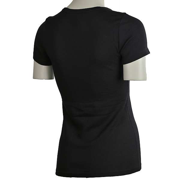 Women's short sleeve slim fit top Altai - 100% extra fine merino 28 / 32