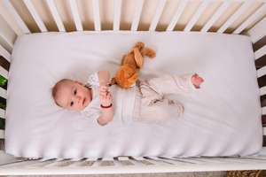 Organic Cotton Twill Baby Fitted Sheet