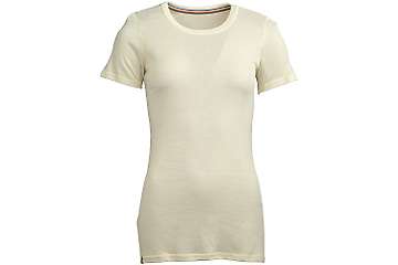 Women's short sleeve slim fit top Altai - 100% extra fine merino
