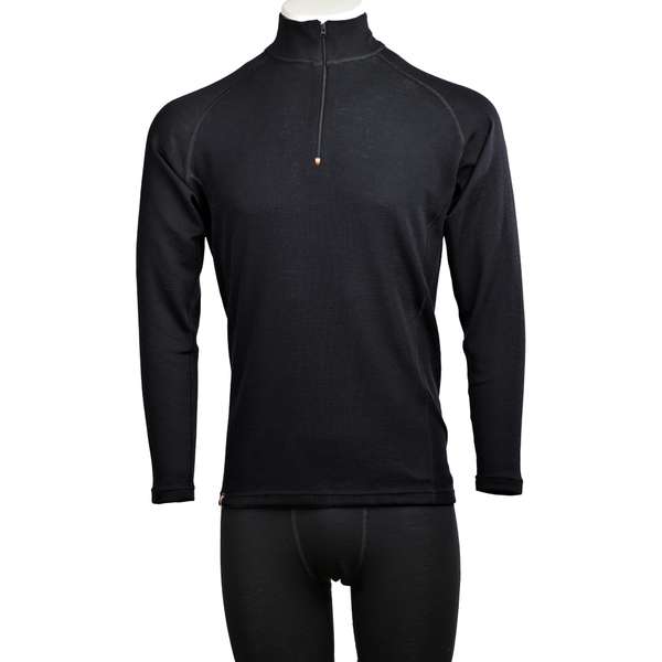 Muška majica zip kragna dugih rukava Altai - 100% ekstra fina merino vuna 15 / 29