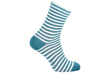Opala čarape duge - 98% organski pamuk - tanke pruge - set od 2 para