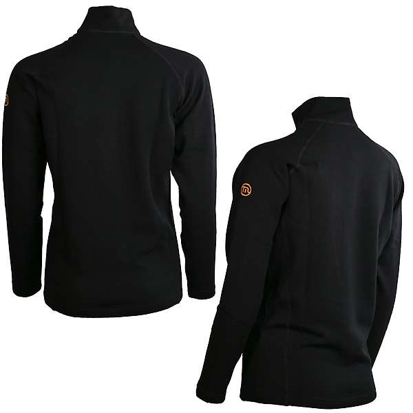 Unisex long sleeve slim fit zip neck top Elbrus - 88% extra fine merino 10 / 15