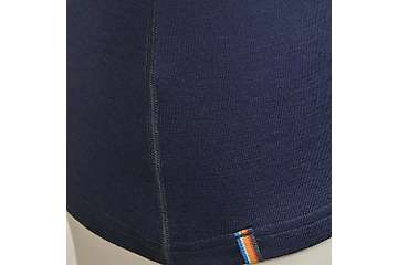 Women's short sleeve slim fit top Altai - 100% extra fine merino