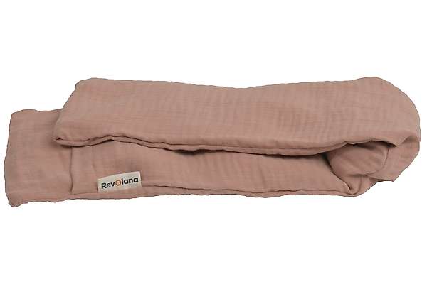 Bouillotte sèche tour de cou 72x15cm en graines de lin bio avec housse externe 3 / 3