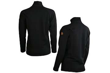 Unisex long sleeve slim fit zip neck top Elbrus - 88% extra fine merino