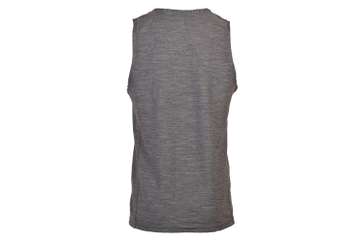 Men's 100% Merino Wool Sleeveless Shirt – Relaxed Fit, 190gsm Jersey