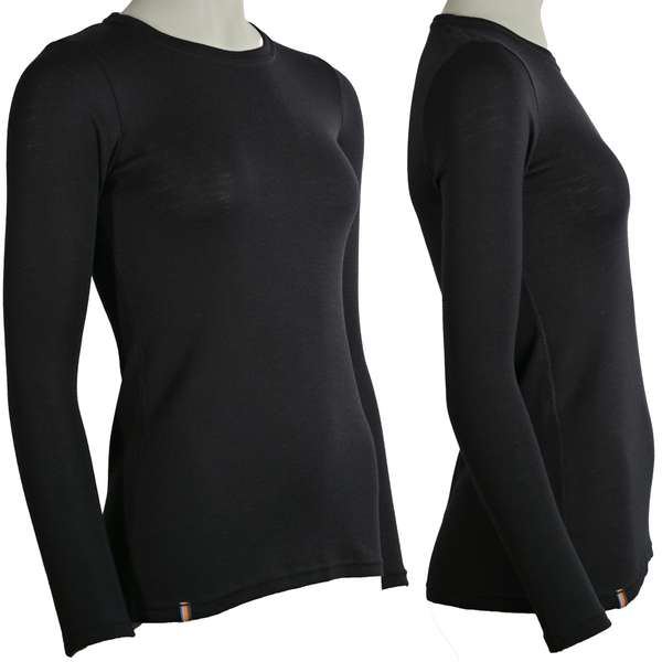 Women's long sleeve slim fit top Altai - 100% extra fine merino 17 / 21