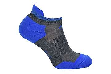 Baikal No-show cushioned sole socks - 52% fine merino