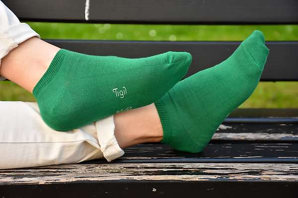 Socks Opala No-show - 98% org. cotton - unicolor - set of 2 pairs 7 / 7