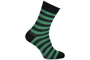 Socks Opala Crew - 98% org. cotton - large stripes - set of 2 pairs