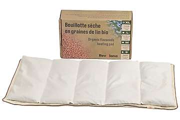 Grande Bouillotte sèche 52x27cm en graines de lin bio