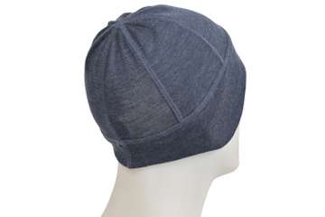 Lightweight beanie Ural ears extension - 50% Merino/50% Tencel - 23x23cm - Unisex