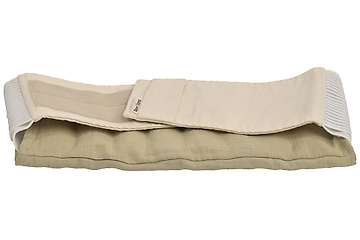 Bouillotte ceinture lombaire en graines de lin bio avec housse externe