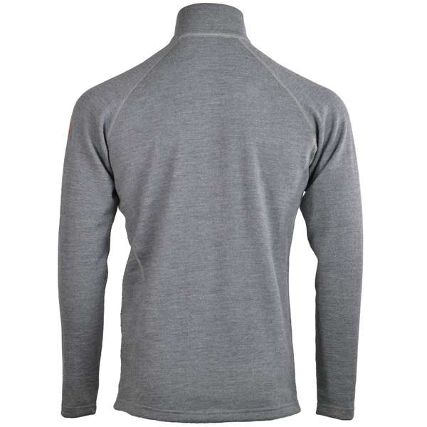 Men long sleeve slim fit zip neck top Elbrus - 100% extra fine merino 5 / 5