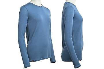 Women's long sleeve relaxed fit top Ural - 50% merino / 50% Tencel