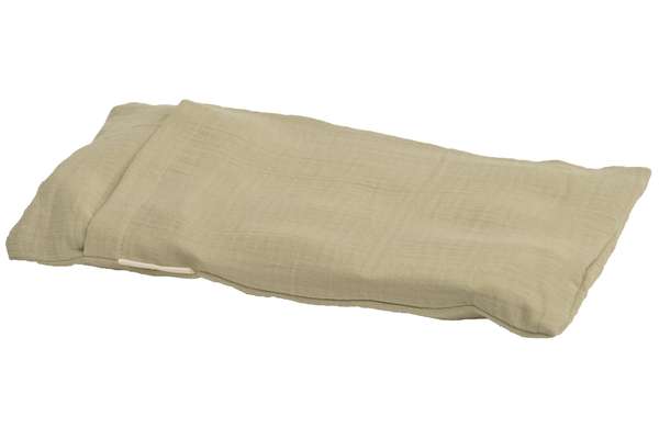 Petite bouillotte sèche 30x18cm en graines de lin bio avec housse externe 2 / 4