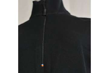 Unisex long sleeve slim fit zip neck top Elbrus - 88% extra fine merino