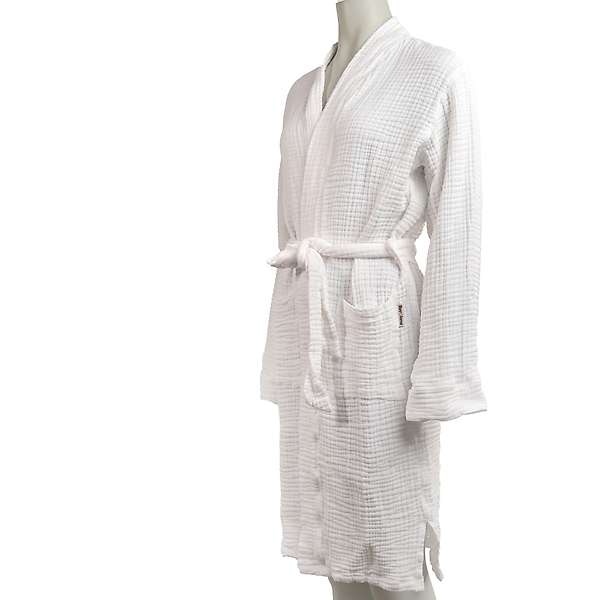 Women bathrobe - 100% organic cotton muslin - 4-layer 3 / 5