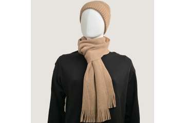 Kuril Beanie and Scarf Set - 100% Merino Wool
