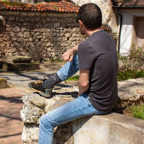 Men's short sleeve base layer Altai - 100% extra fine merino - S 4 / 5