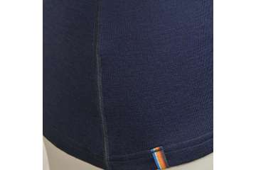 Women's short sleeve slim fit top Altai - 100% extra fine merino