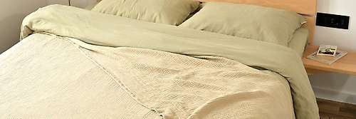 Blankets, Organic cotton bedding : Coverlet