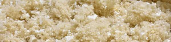 Refill pure new wool pearls/natural latex flakes 100g 1 / 2